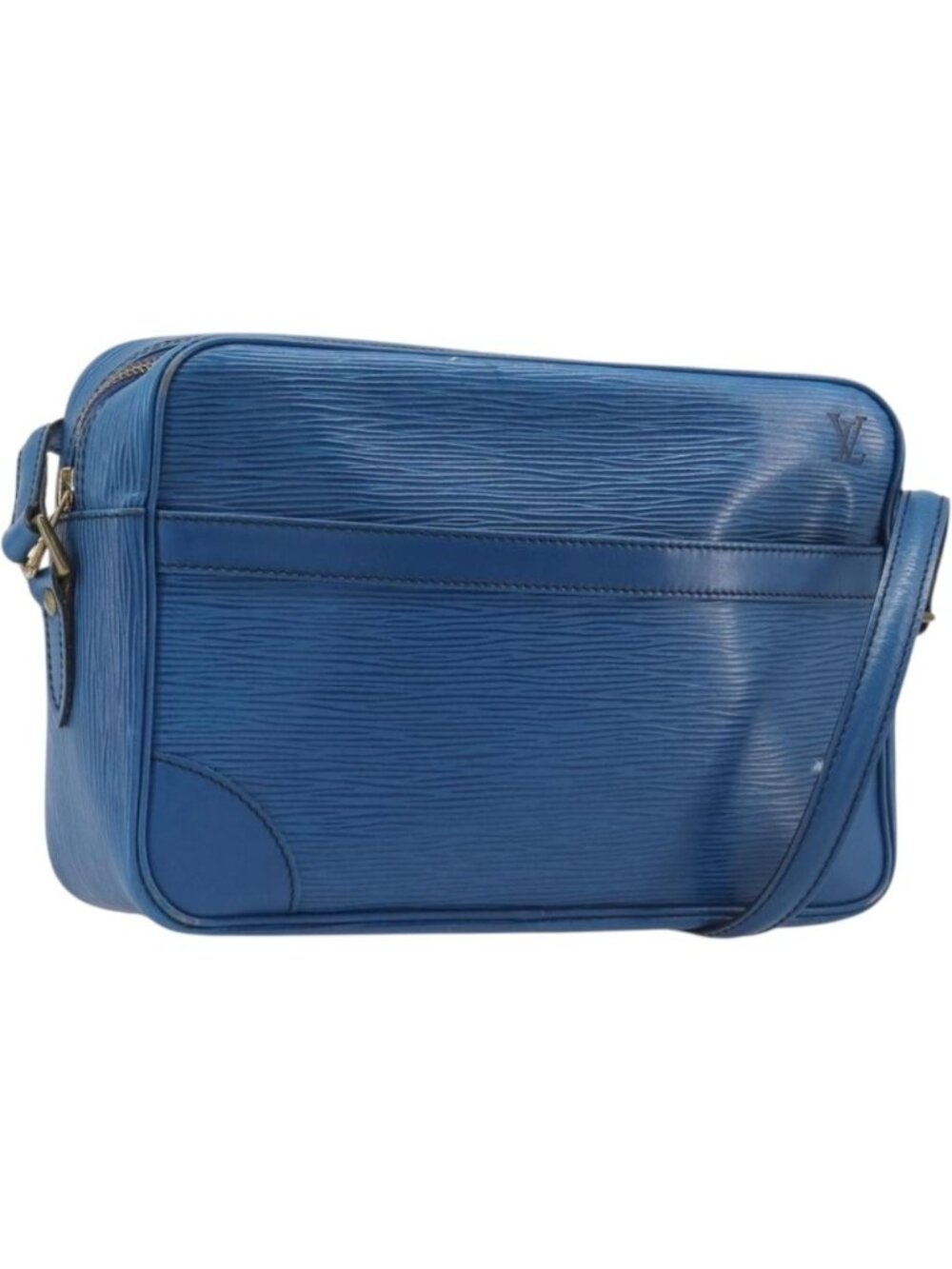 LOUIS VUITTON Epi Trocadero 27 Shoulder Bag Blue M52315